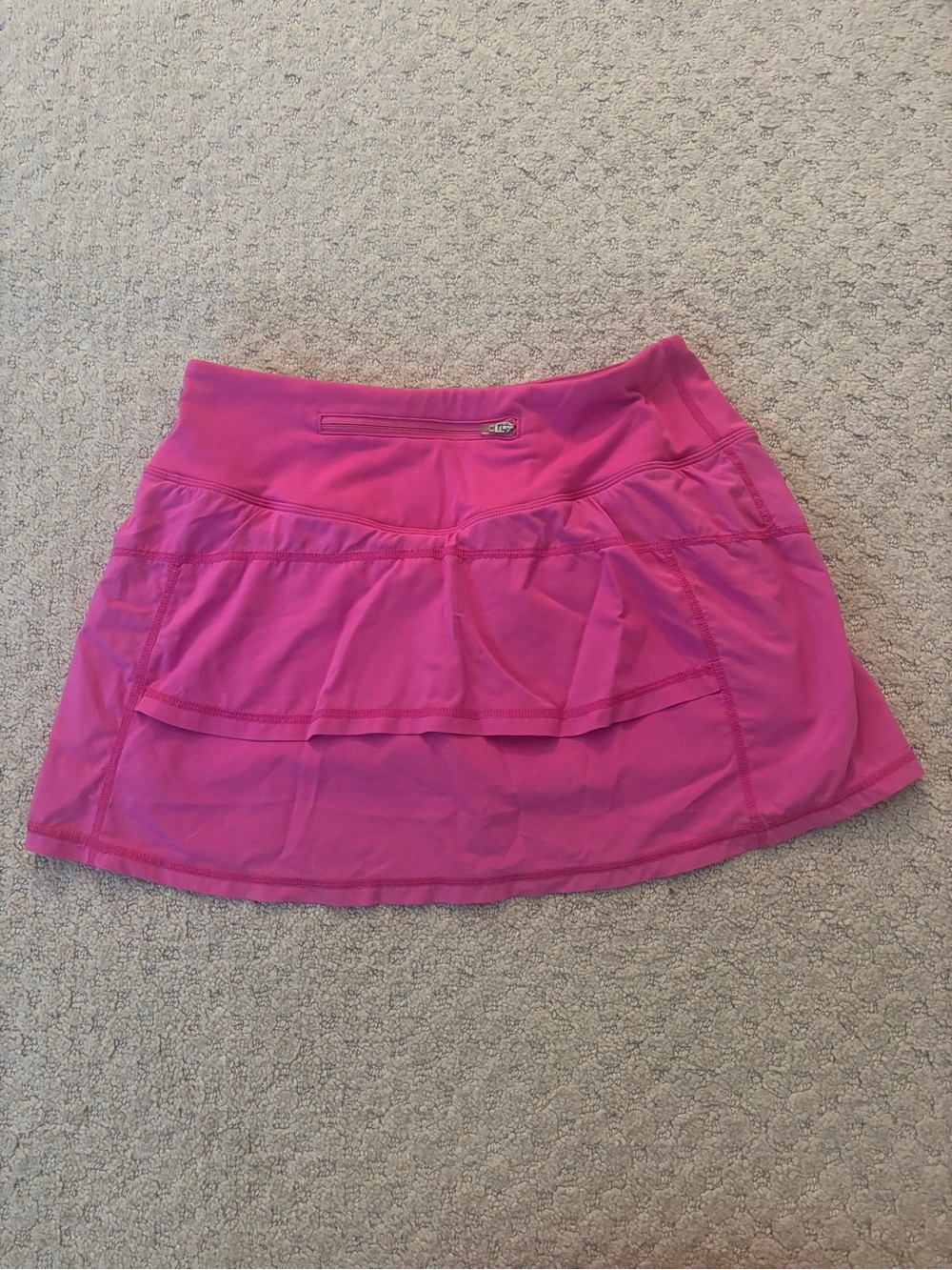 Zella Hot Pink Skater Ruffle Active Skirt